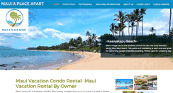 Desktop Screenshot of mauiaplaceapart.com